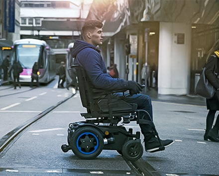 Quickie Electric Wheelchair Rear-wheel Drive - DMR