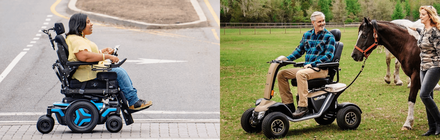 Electric Personal Assistive Mobility Device - Mobility Scooter vs. Electric Wheelchair - DMR